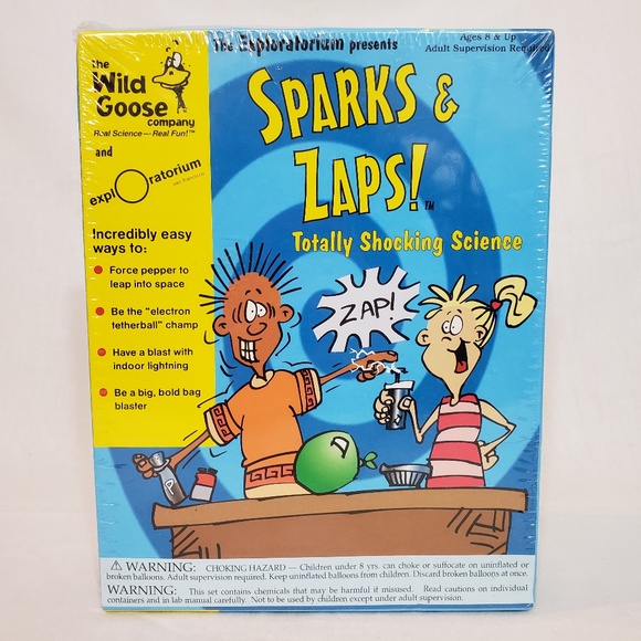 Sparks & Zaps Totally Shocking Science Activity Experiment Kit Educational NWT - Picture 6 of 7